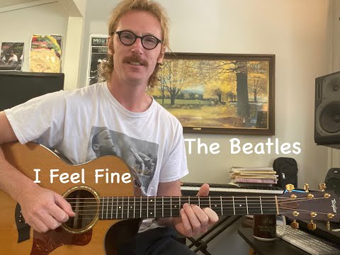 I Feel Fine Guitar Lesson - The Beatles - Riff, Chords and Solo Tutorial