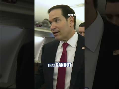 Rubio WARNS Iran the Strait of Hormuz will open 'ONE WAY OR ANOTHER'  #shorts #fox #us #iran #rubio