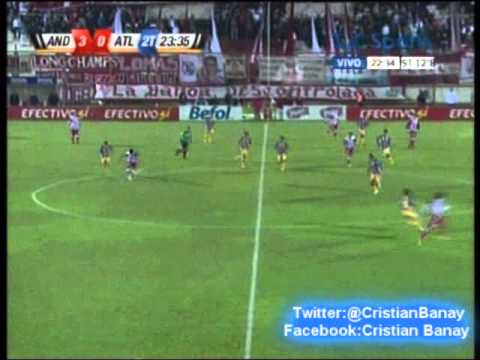 Los Andes 3 Atlanta 1 (Relato Martin Perazzo) Primera B Metro 2012/13 Los goles (7/5/2013)