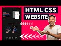 HTML CSS And Javascript Website Design Tutorial Beginner Project Fully Responsive