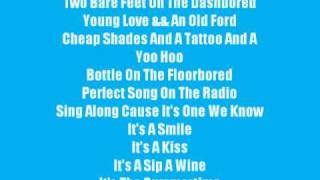 Kenny Chesney Summertime W/ Lyrics