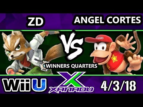S@X 244 Smash 4 - ZD (Fox) Vs. Angel Cortes (Diddy Kong) - Wii U Winners Quarters