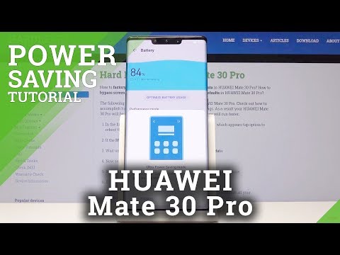 How to Enable Power Saving Mode in HUAWEI Mate 30 Pro - Extend Battery Life