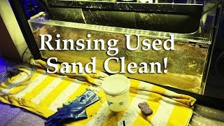 How To Rinse Used Aquarium Sand for Safe Re-Use