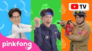 Download lagu Role Play with Sammy and Hoi | Firefighter x Doctor | Super Solver Sammy 🧠 | Pinkfong  mp3