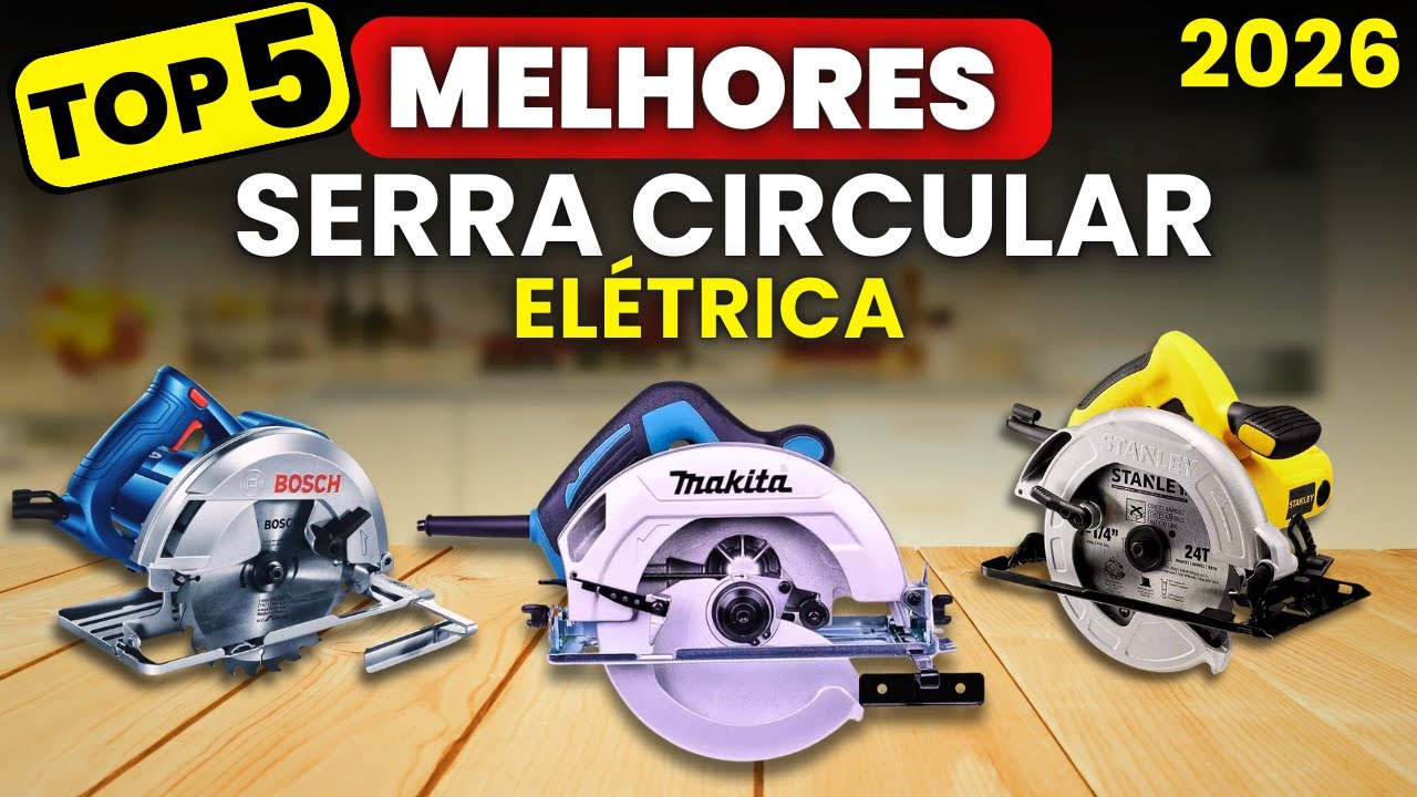 QUAL A MELHOR SERRA CIRCULAR ELÉTRICA 2024? TOP 5 Melhores Serras Circulares 7 ¼ p/ Comprar em 2024!