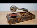 RESTORATION Of The Old Trench GRAMOPHONE From 1939 Restoration Of A RUSTY Gramophone