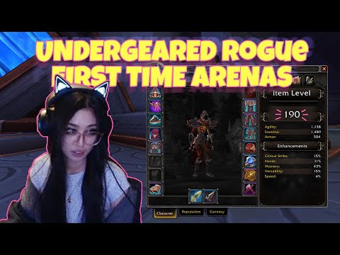 First Time Arenas On UNDERGEARED ROGUE 2v2