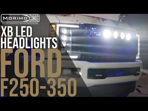 Morimoto XB LED Projector Headlights for the 2017-2019 Ford F250 and F350 Superduty