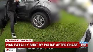 Man fatally shot by police after chase