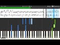 Nino Rota - Mi Basta Chiudere Gli Occhi - Piano tutorial and cover (Sheets + MIDI)