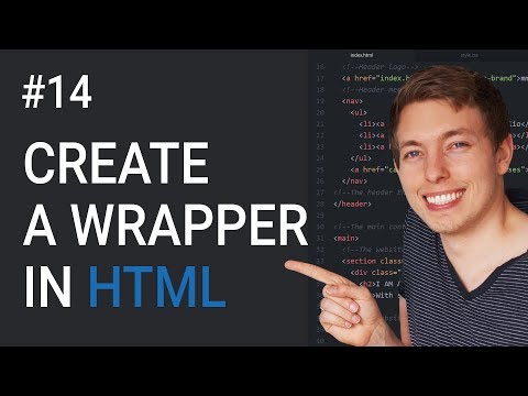 14 How to Create a Wrapper in HTML | Learn HTML and CSS | HTML Tutorial | Basics of CSS