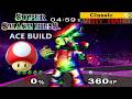 Super Smash Bros Melee ACE Build Classic Mode Gameplay With Giant Metal Mario VERY HARD