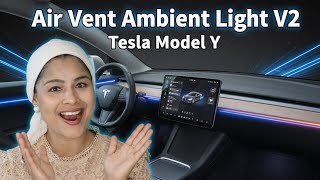 Tesla Model Y BSD Blind Spot Ambient Light | Tesstudio Latest Version Review