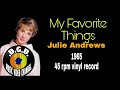 My Favorite Things 1965 45 Rpm JULIE ANDREWS