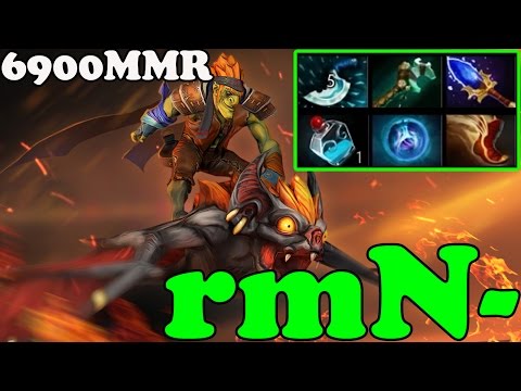 Dota 2 - rmN- 6900 MMR Plays Batrider - Ranked Match Gameplay