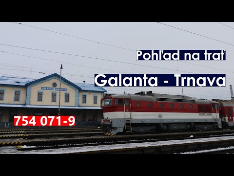 Pohľad na trať | Galanta - Trnava