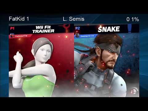 CWA Wifi Weekly 33 - Fatkid (Wii Fit Trainer) vs Joel Joestar (Snake) Losers Finals