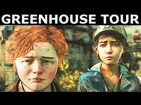 Ruby, Mitch & Clementine Visit The Greenhouse - The Walking Dead Final Season 4 Episode 2
