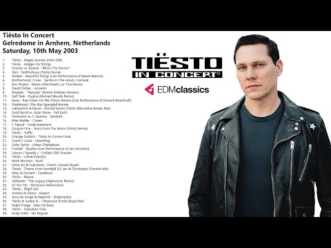 Tiesto In Concert - Gelredome in Arnhem, Netherlands - 10 May 2003