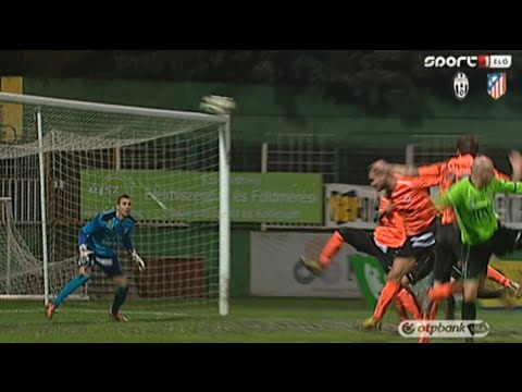 Varga Róbert öngólja a Szombathelyi Haladás - Kecskeméti TE mérkőzésen