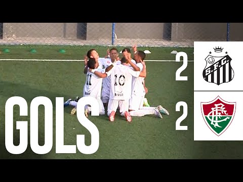 SANTOS 2 x 2 FLUMINENSE | GOLS | BRASILEIRÃO SUB-17 (09/07/25)