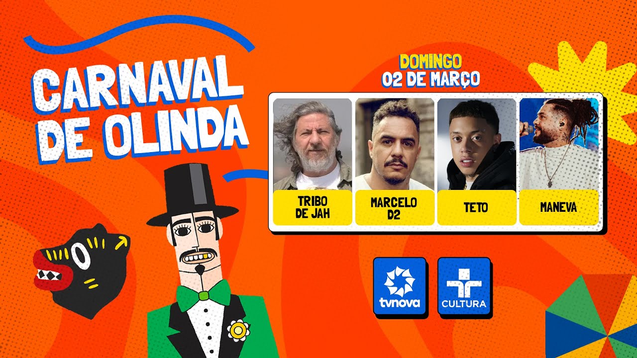 #CarnavalTVNova | Carnaval de Olinda - AO VIVO! (Domingo 02/03/2025)
