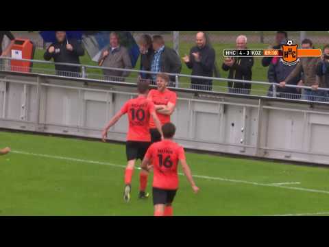 Samenvatting HHC Hardenberg - Kozakken Boys met goals van Werkman, van der Leij en Hemmink