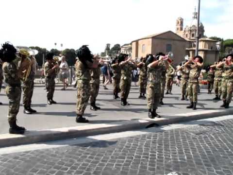 fanfara bersaglieri Guidonia Montecelio - Roma 23 settembre 2012