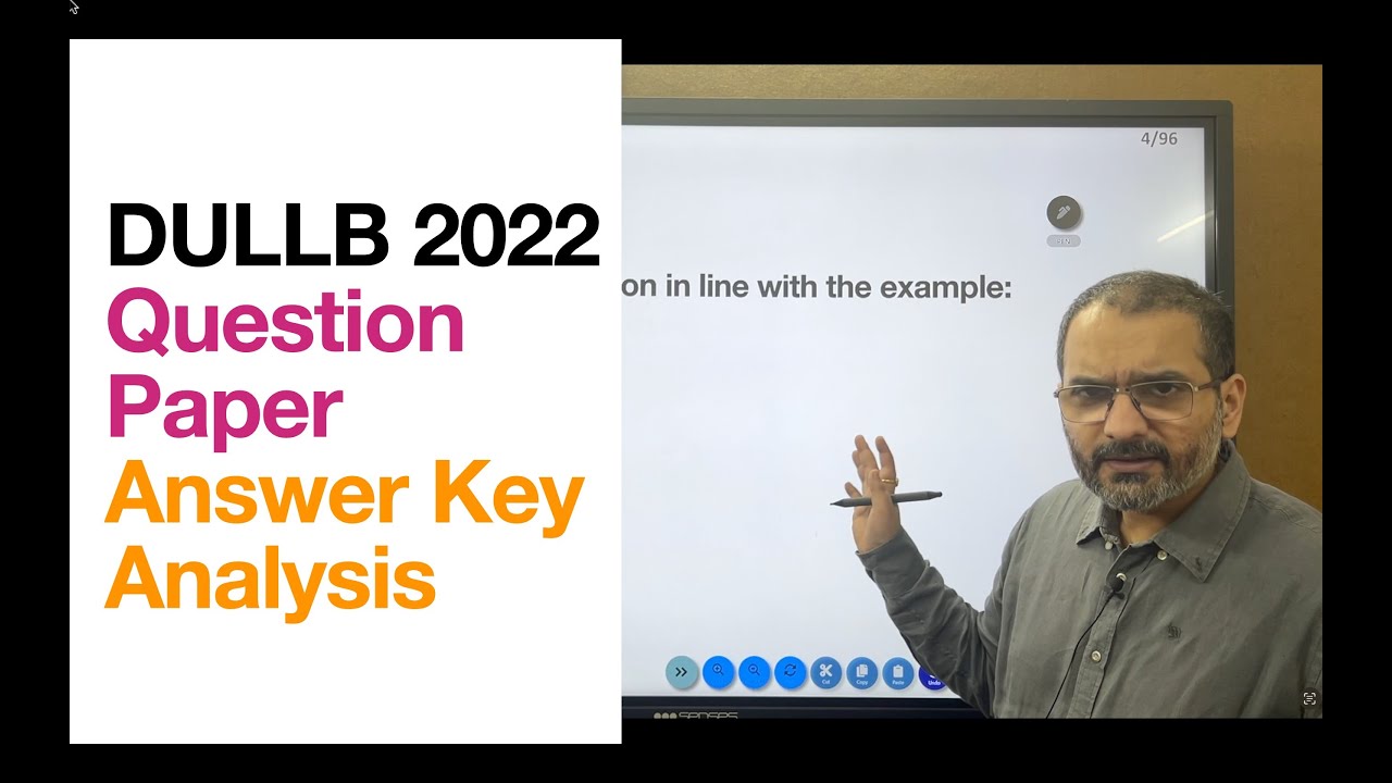 Watch video DULLB2023 | DULLB 2022 Question Paper Analysis and Answer Key Discussion Now DULLB2023 | DULLB 2022 Question Paper Analysis and Answer Key Discussion
