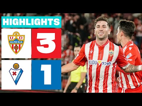 UD ALMERÍA 3 - 1 SD EIBAR | RESUMEN LALIGA HYPERMOTION