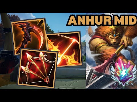 The Lion GOD!!! - Anhur Mid Deity Smite 2 Gameplay