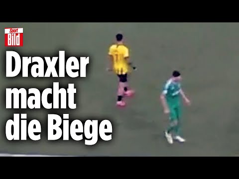 Mitten im Spiel: Julian Draxler verlässt einfach das Feld
