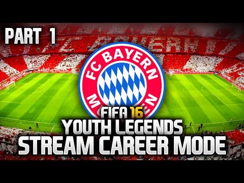FIFA 16: YOUTH LEGENDS STREAM CAREER MODE! (PART 1)