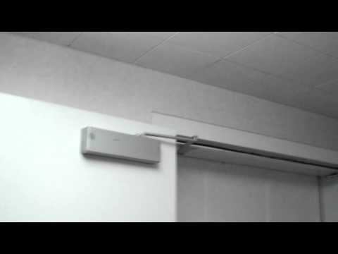 A Look on 1 at a Vintage Montgomery Hydraulic Freight Elevator at DH in Santa Cruz, CA (Mom's Video)