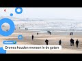 Veel rustiger op het strand en in de natuur