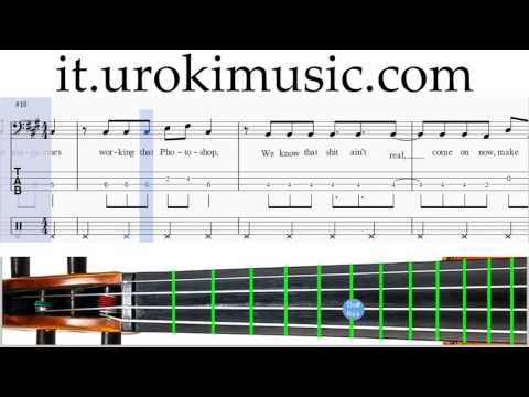 Lezioni di Violoncello Meghan Trainor All About That Bass Parte#2 Melodia Tutorial Spartito Imparare