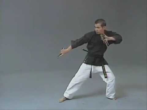 San Cho Zai   Kata with 3 Sais