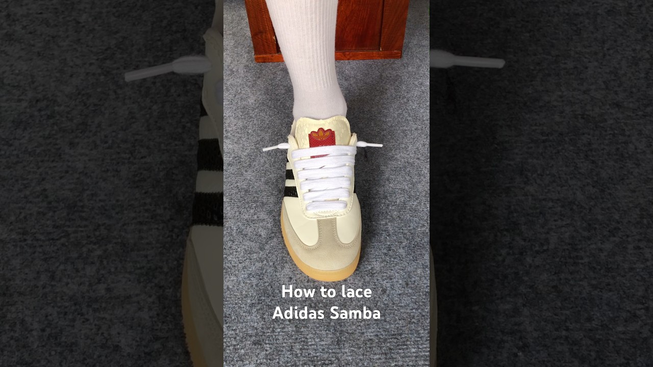 How to lace Adidas Samba 2025#shoes #sneakers #adidassamba #adidas