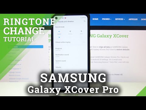 How to Change Ringtone in Samsung Galaxy XCover Pro – Set Up New Sound of Incoming Calls and Texts