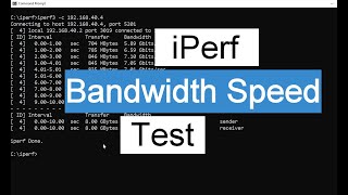 iPerf How to Test Bandwidth and Throughput