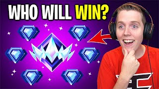 1 Unreal Player vs 8 Diamond Players In Fortnite... (PRO)