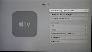 How to Turn Off Auto Updates on APPLE TV 4K - Stop Apps from Updating Automatically - Video Guide