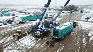 preview picture of video 'Loading at Trinidad Drilling in Nisku'