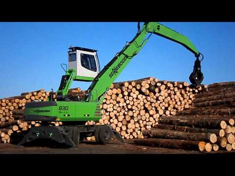 Sennebogen 830 Log stacker