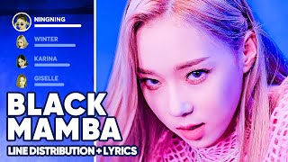 Download lagu aespa - Black Mamba (Line Distribution   Lyrics Color Coded) PATREON REQUESTED mp3