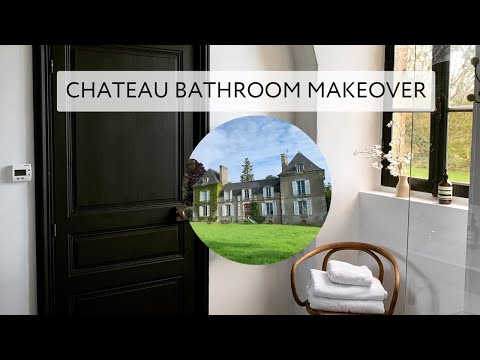 TOUR our newly renovated CHATEAU guest bathroom
