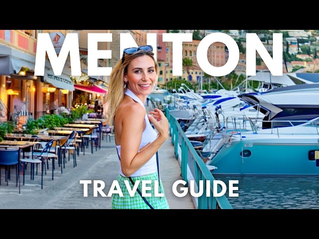 Travel vlog - Menton: The Best Town on the French Riviera 🇫🇷