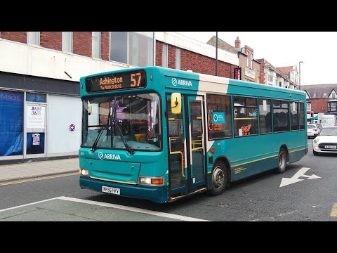 Route 57A: 1800/NK56 HKV-Arriva Northumbria-Dennis Dart SLF/Dennis MPD