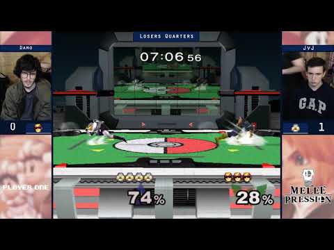 Super Melee Pression 2 - Damo (C. Falcon) vs. JvJ (Sheik) - Losers Quarters